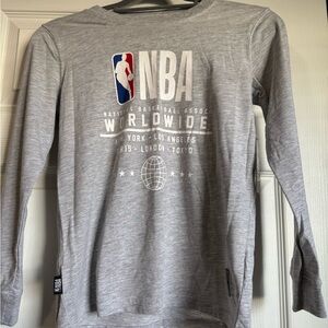 NBA Kids Gray Long Sleeve Tee